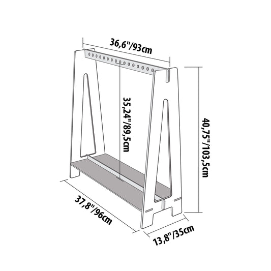 Toddlers Clothing Rack for Hangers ver 2