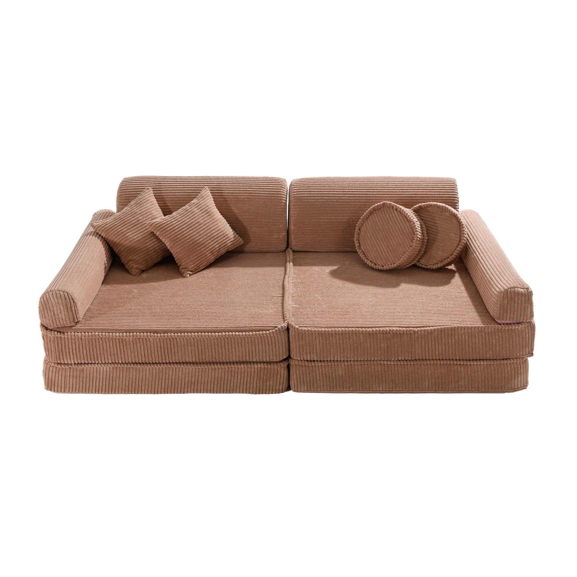 Modular Sofa for Kids - Premium Corduroy Powder Pink