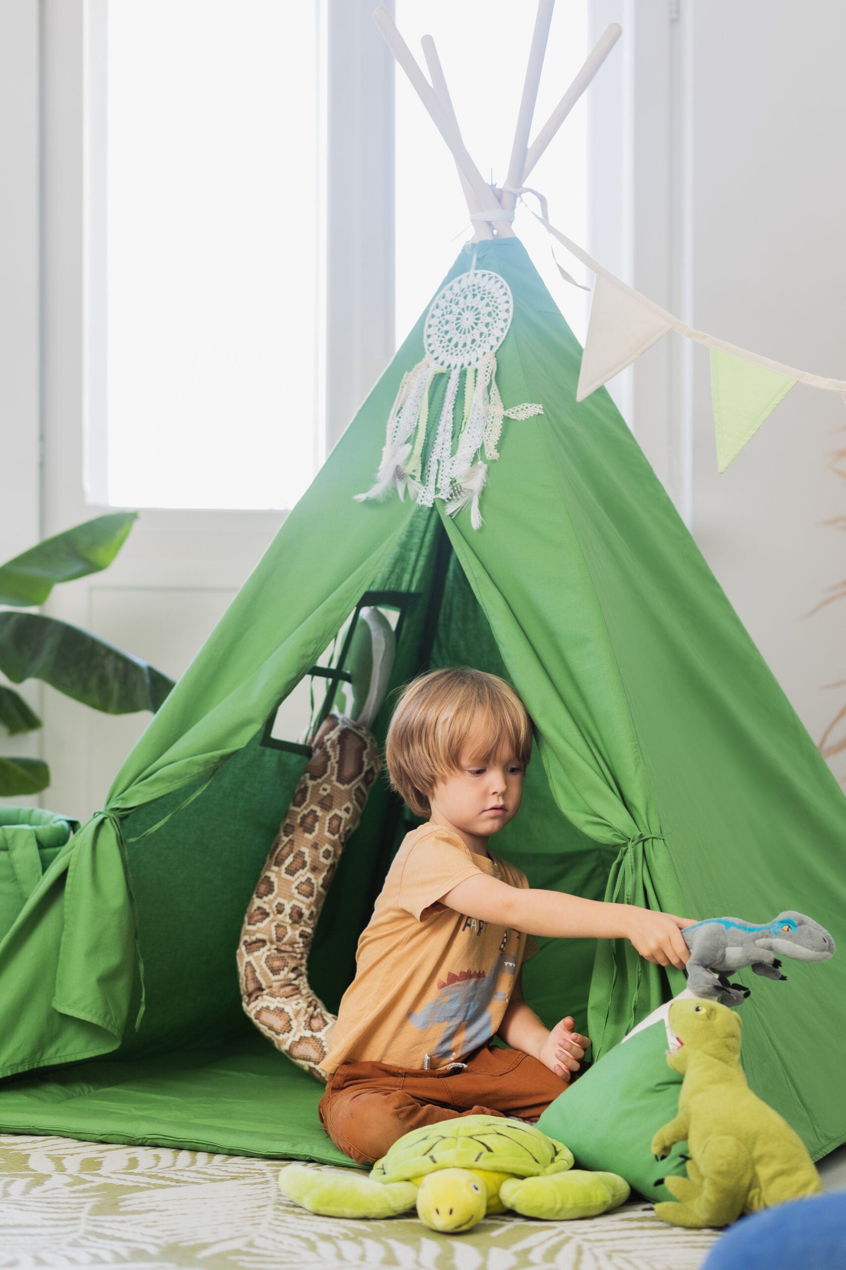 Teepee Tent Set - Green