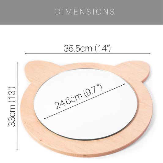 Children's Wall Mirror (4 Different Shapes)