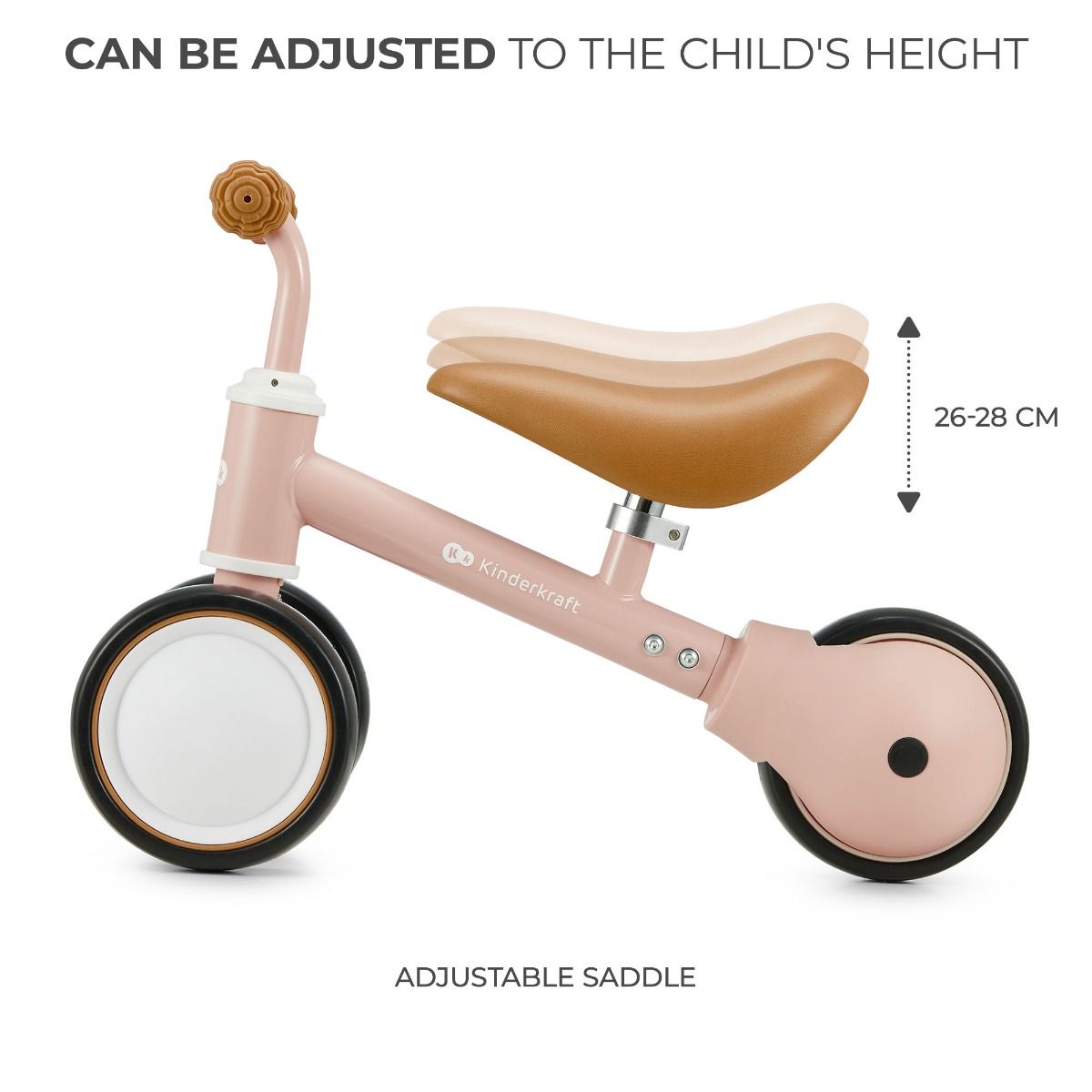 Balance Bike CUTIE - Pastel Pink