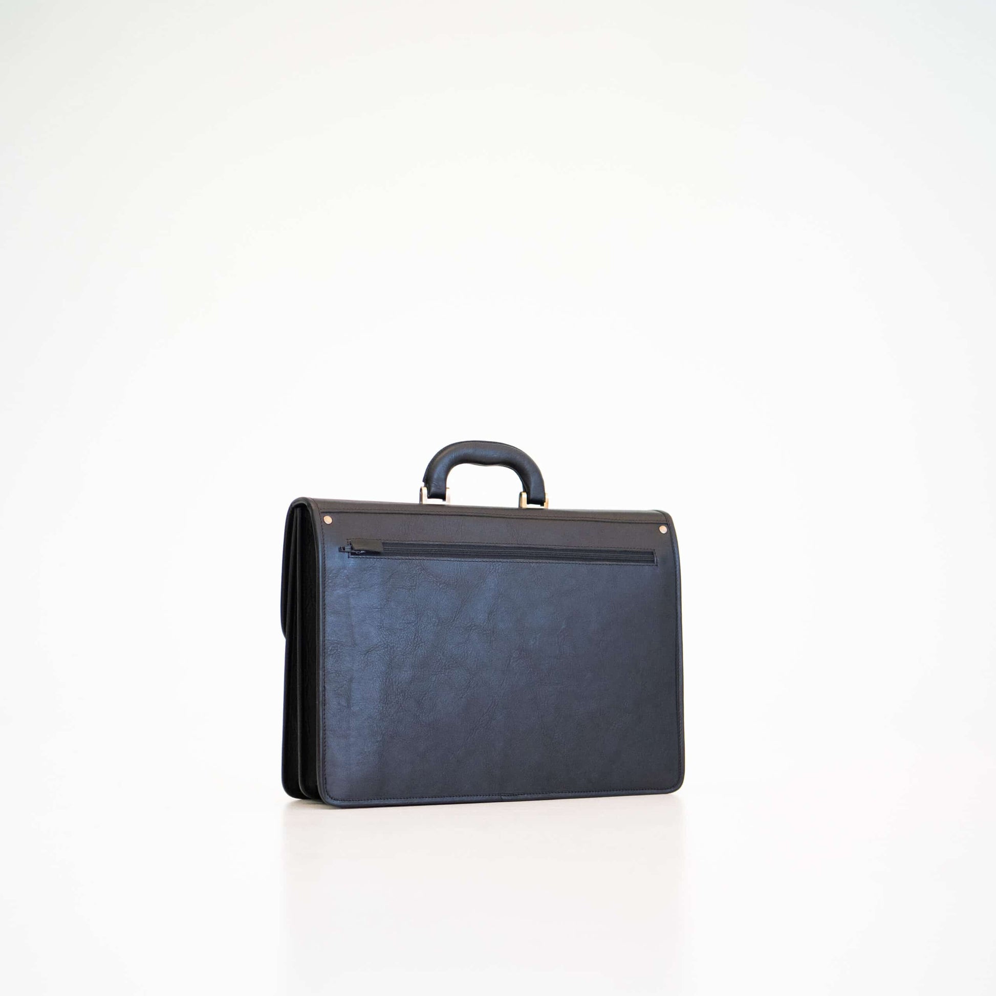 Leather Briefcase No. 99 - Black