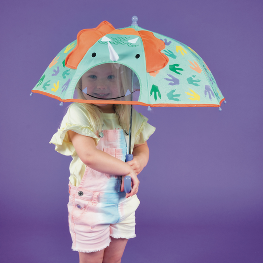 Color Changing 3D Umbrella - Dinosaur