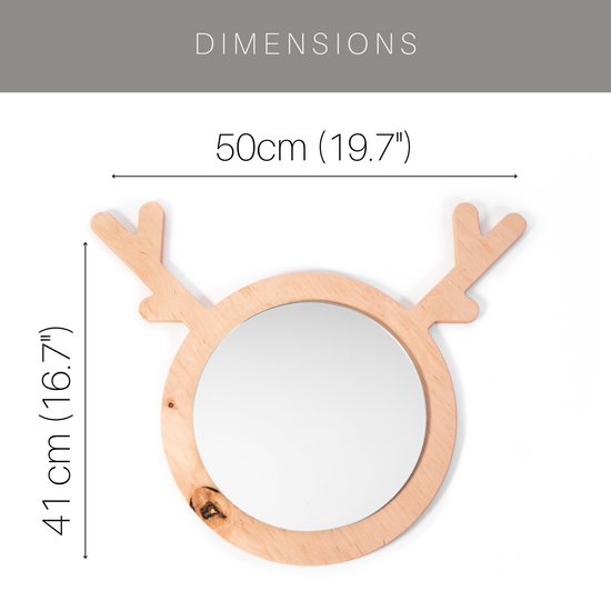 Children's Wall Mirror (4 Different Shapes)