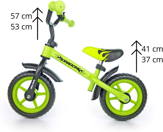 Balance Bike DRAGON - Green