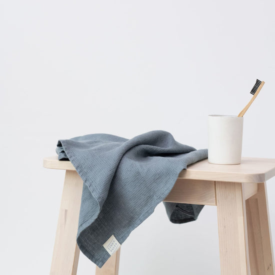 Linen Fine Waffle Towel