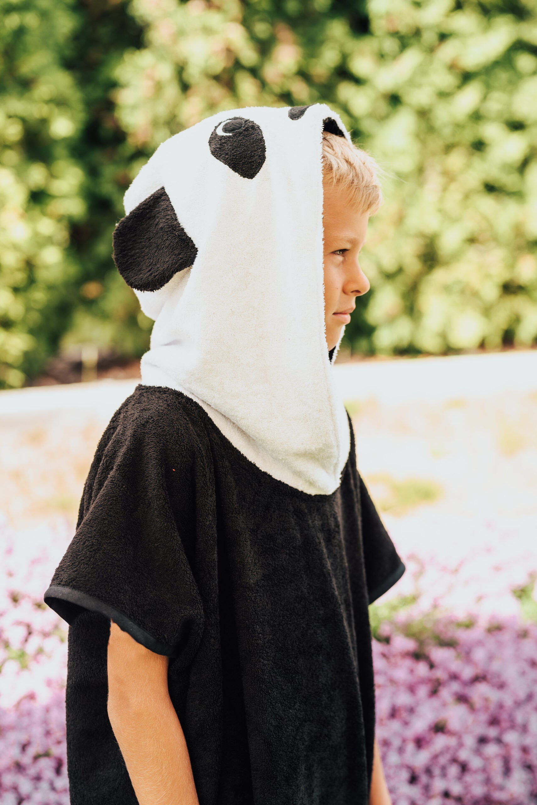 Short-Sleeve Poncho PANDA - For KIDS