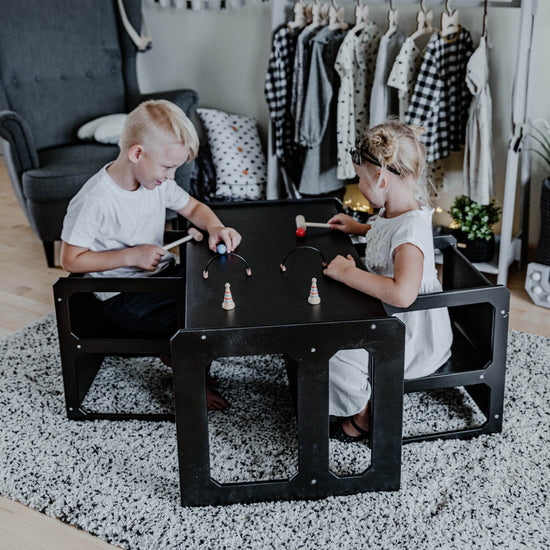 Montessori Weaning Table and Chair Set - with 2 Chairs