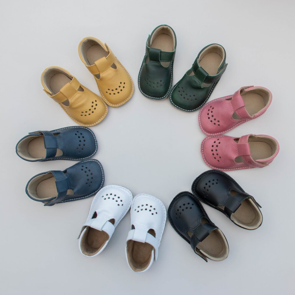 Leather Kids' Shoes Lusti - White