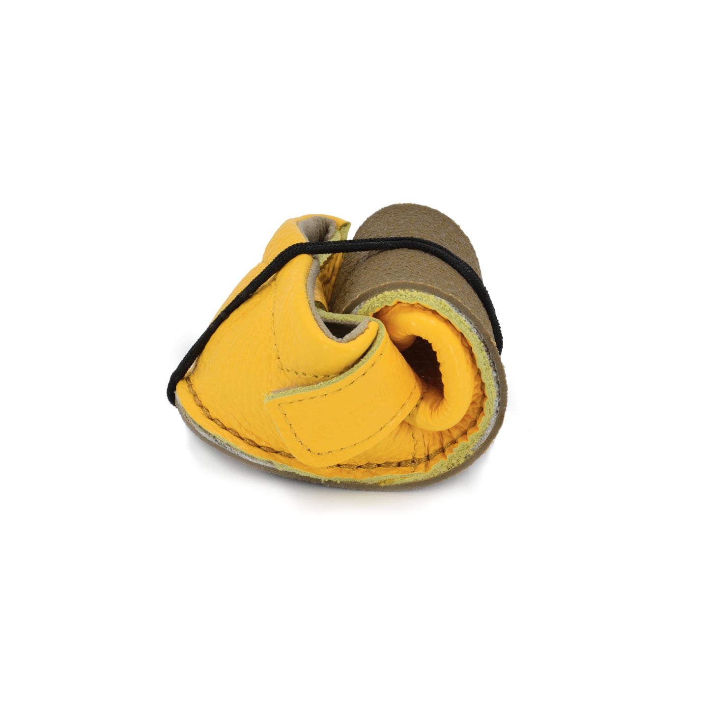 Leather Kids' Shoes Lusti - Yellow