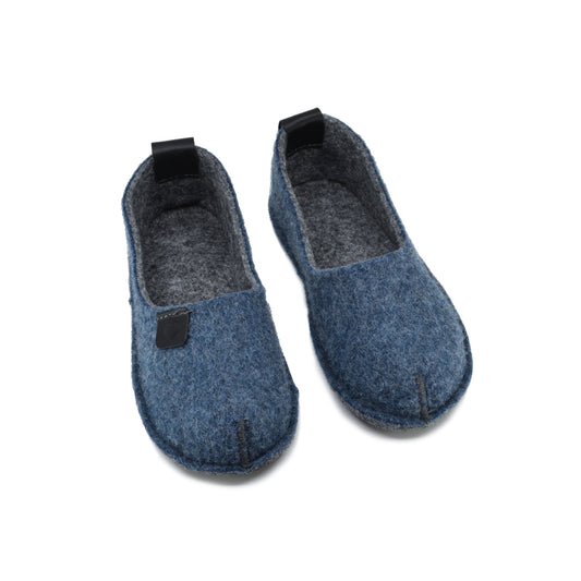 Öko-Toku Children's Slippers Made from Recycled Plastic Bottles - Blue