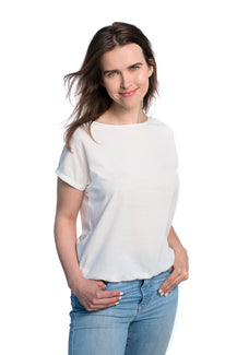 Tan-Through T-Shirt - White