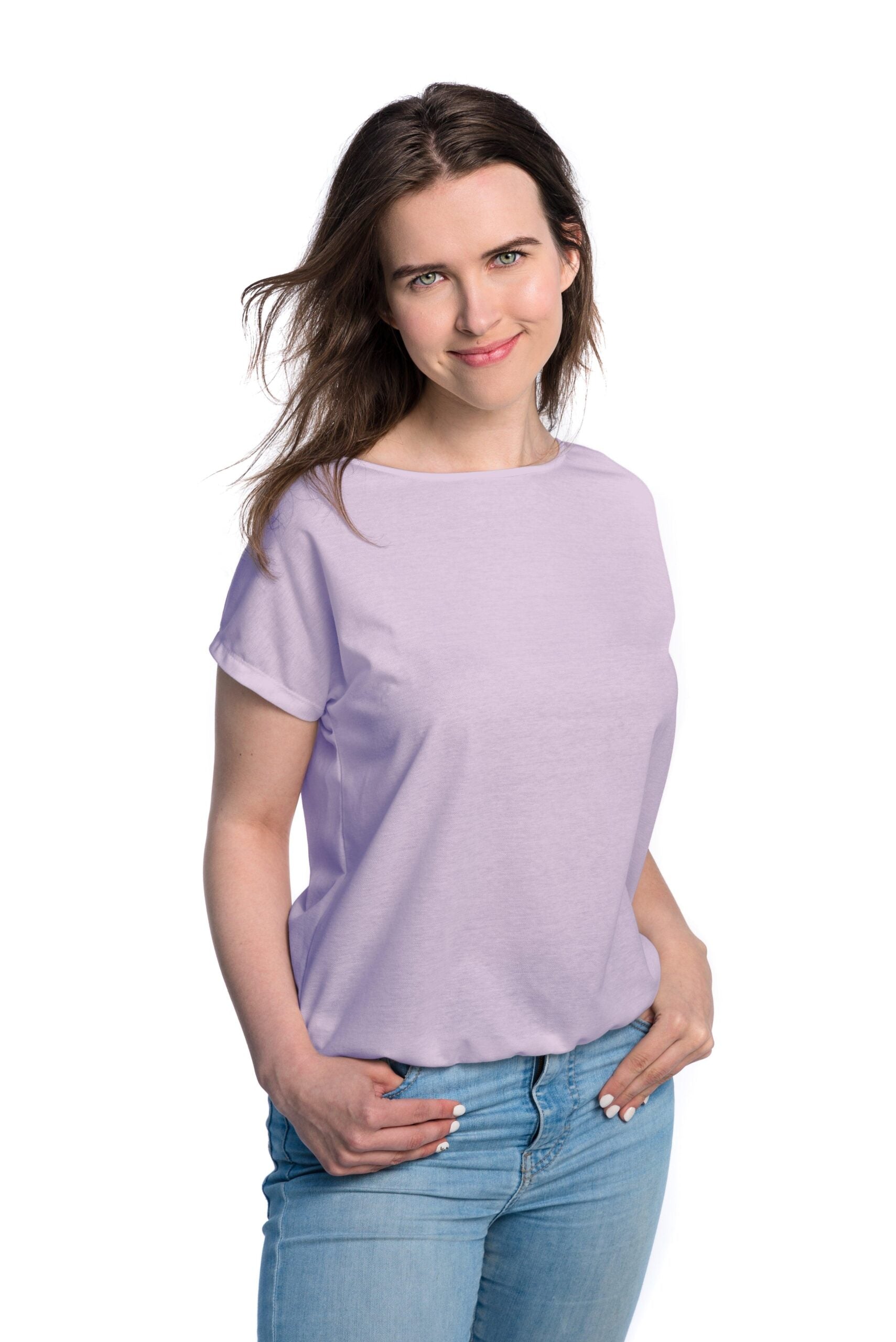 Tan-Through T-Shirt – Lavendel