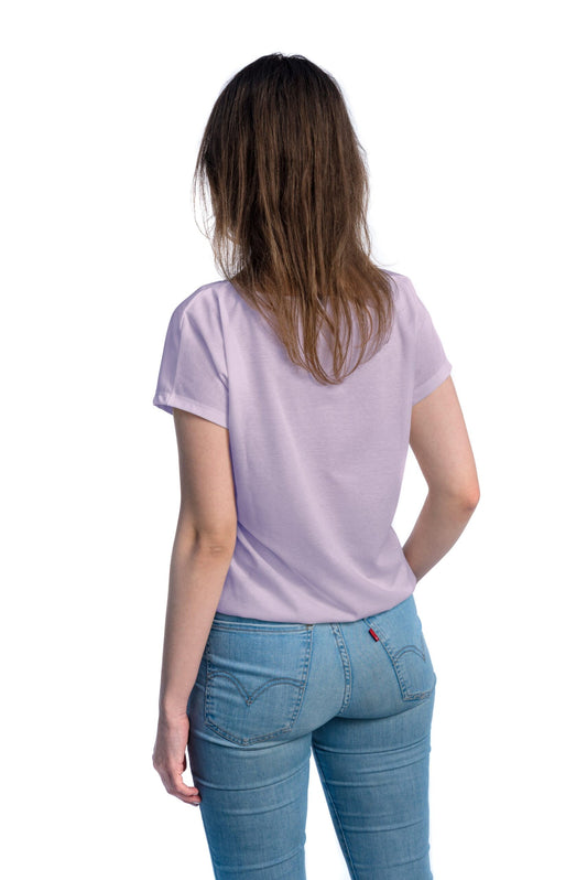 Tan-Through T-Shirt – Lavendel