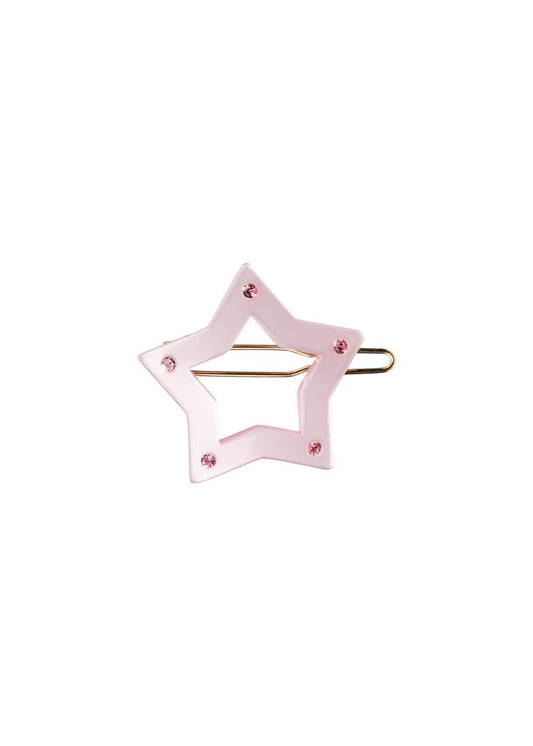 Hair Clip Pink Star - For Kids