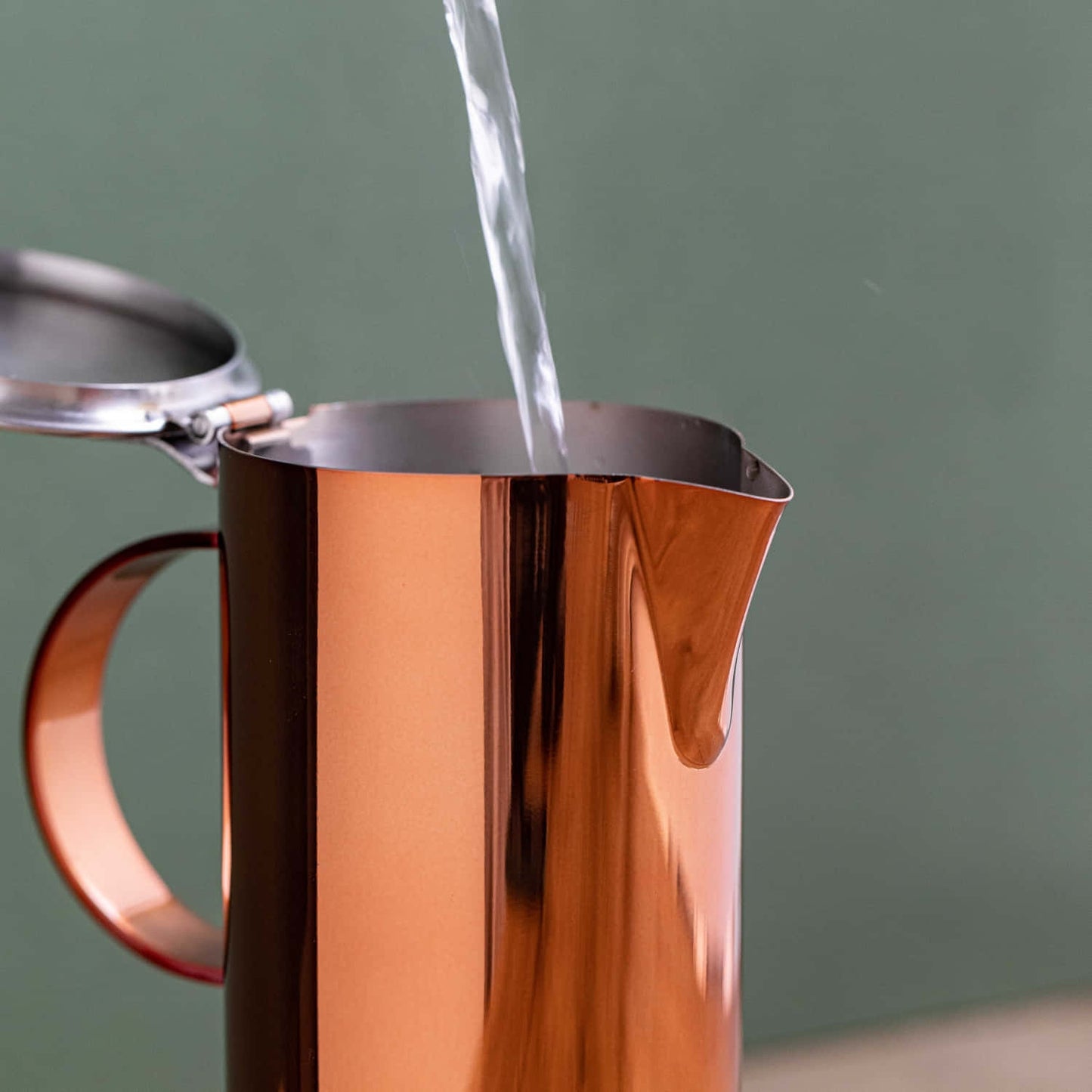 La Cafetière Polished Stainless Steel Copper Stovetop - 300 ml