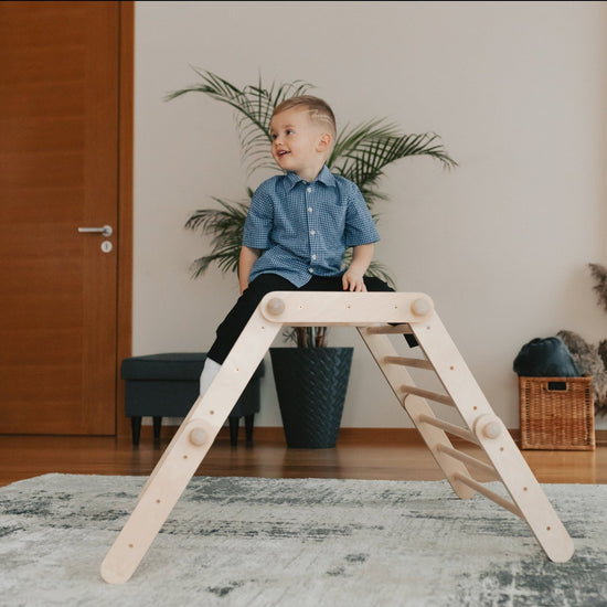 FIPITRI® 5-segment Modifiable Climbing Frame With a Sliding/Climbing Ramp