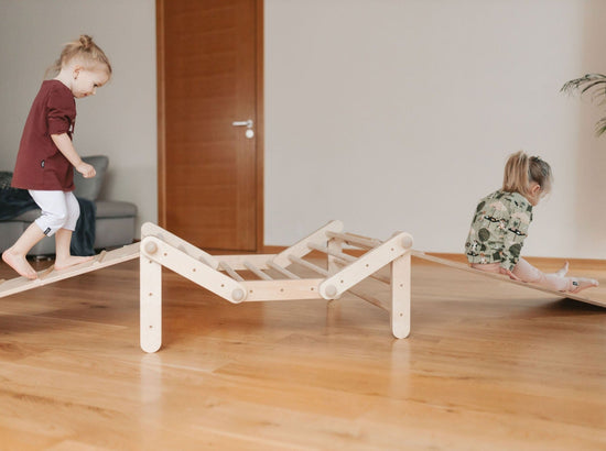 FIPITRI® 5-segment Modifiable Climbing Frame With a Sliding/Climbing Ramp