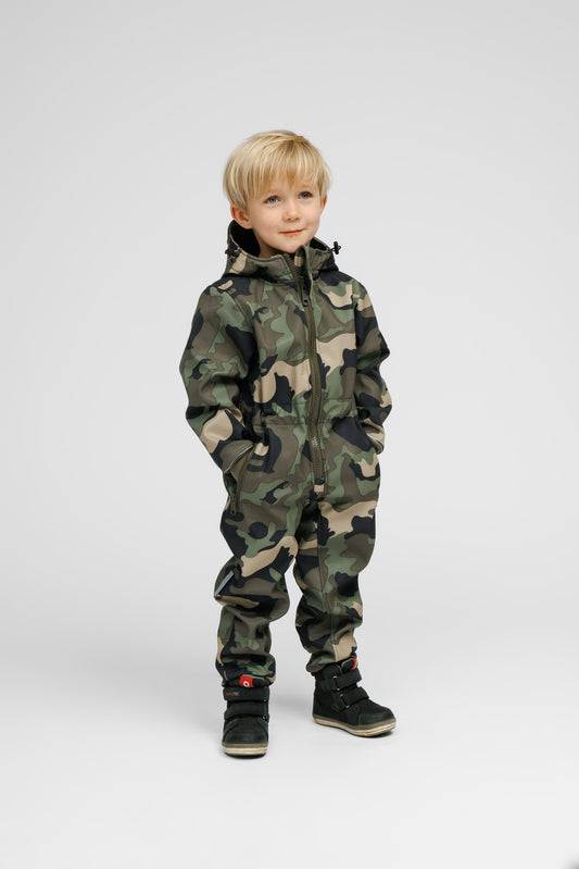 Softshell Onesie for Kids - MOSS