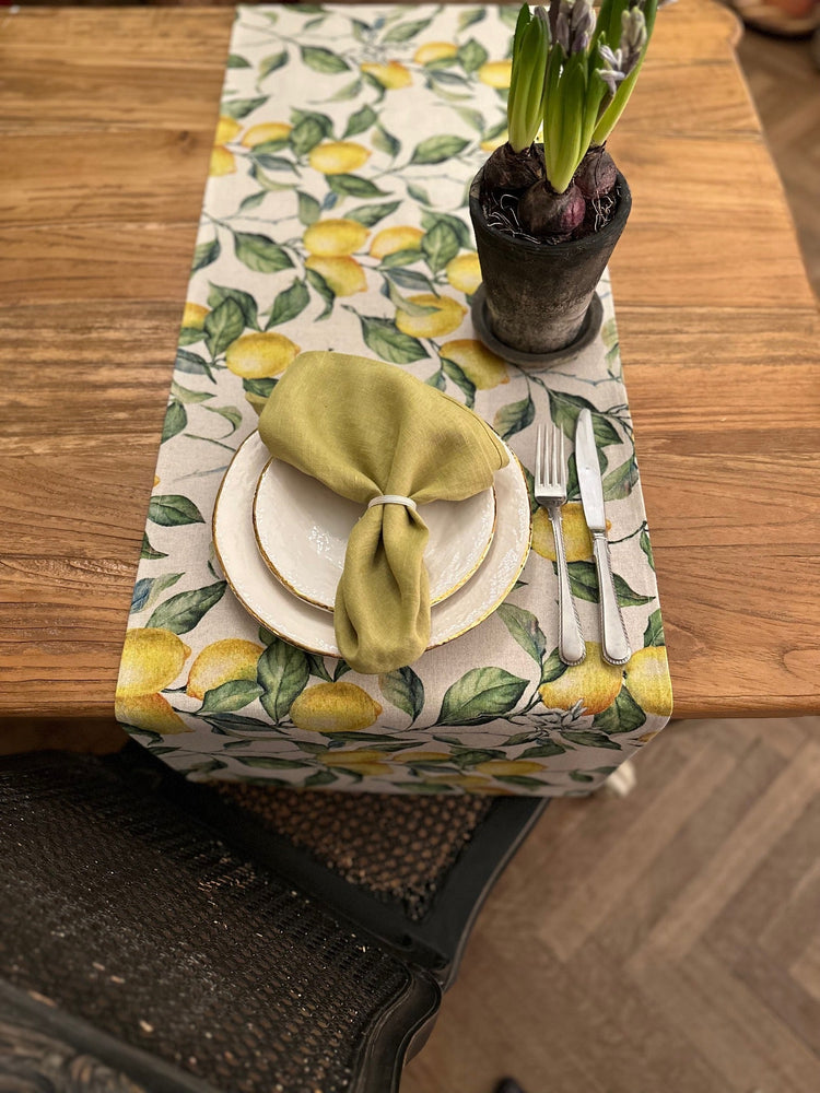 Table Runner – Lemon Linen