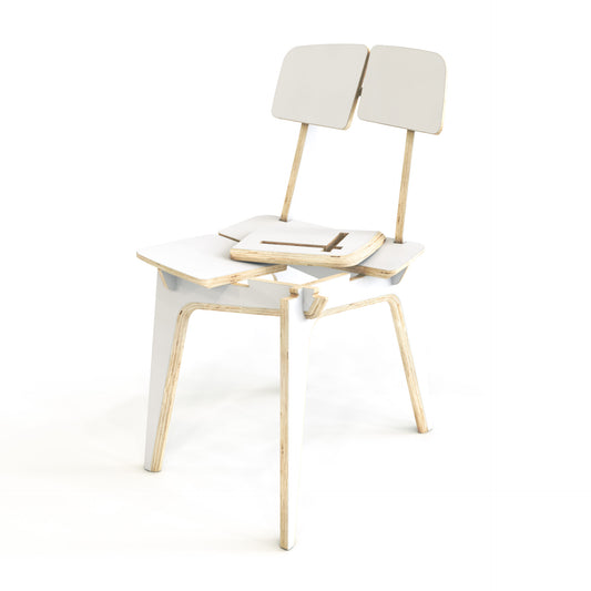 Woodpecker Wooden Dining Chair - White