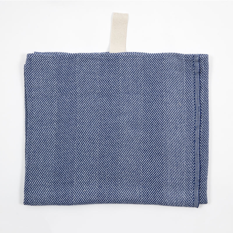 Big Linen Towel - Blue