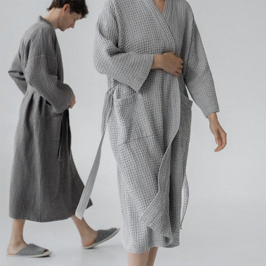 Honeycomb Waffle Bathrobe