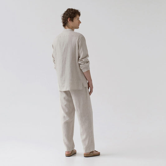 Linen Currant Loungewear Set - Melange