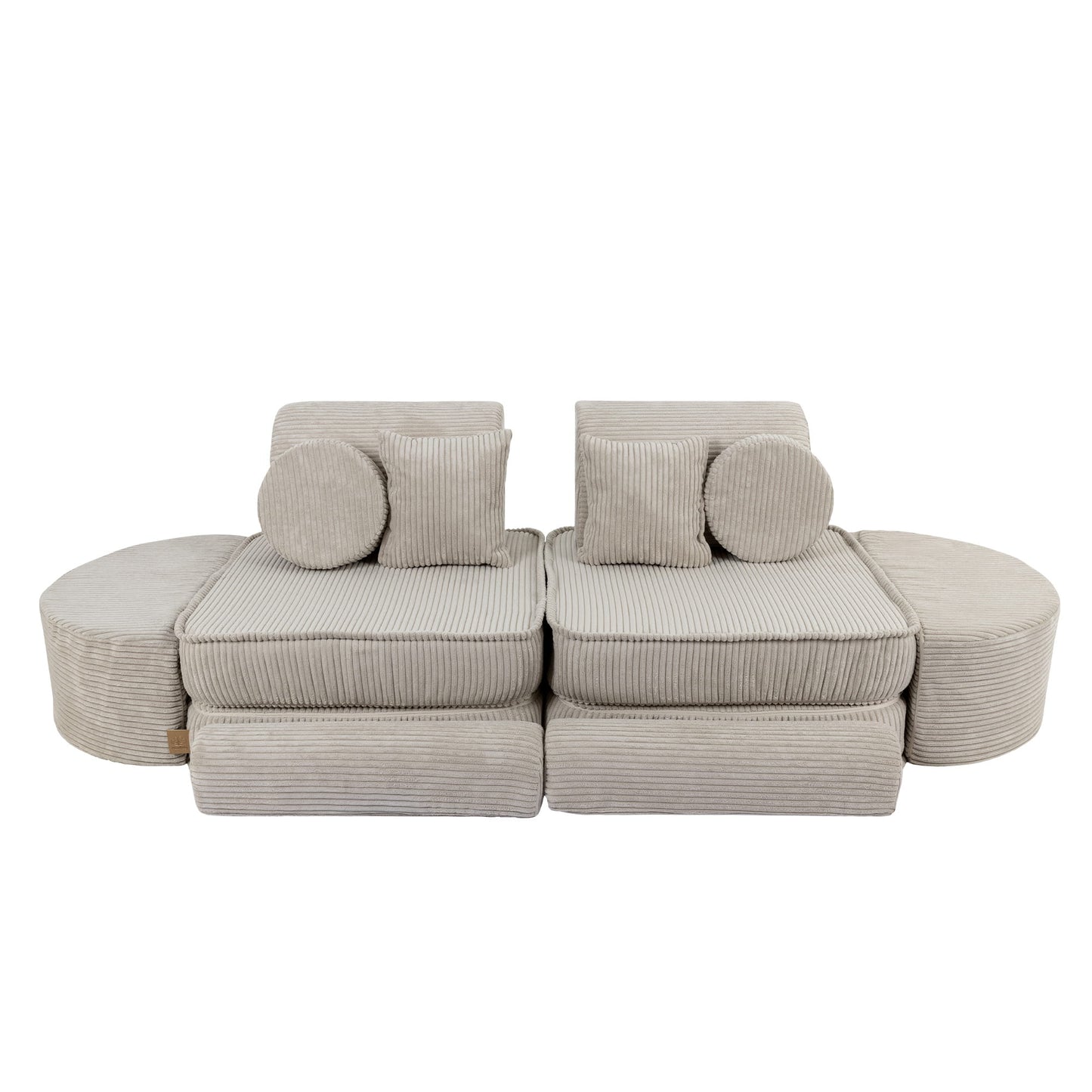 Medium Modular Sofa for Kids - Aesthetic Ecru Plus