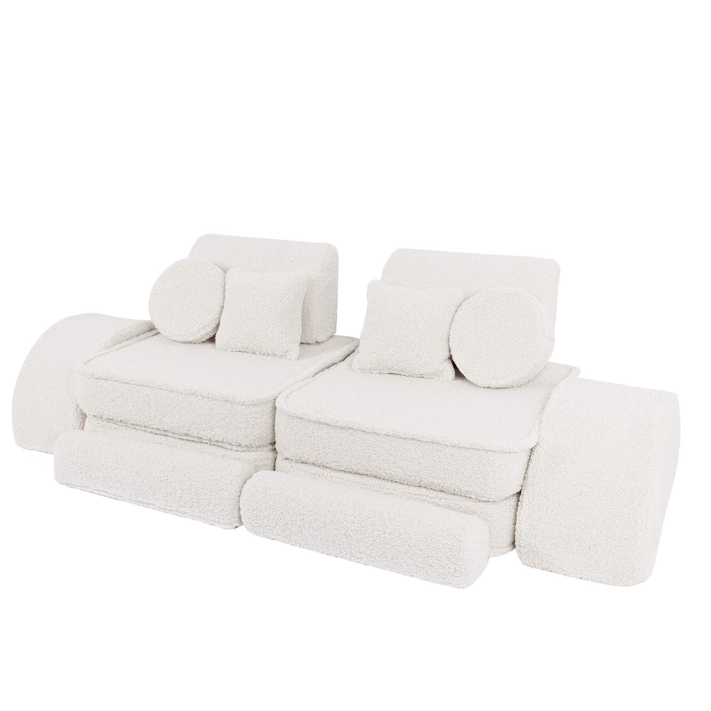 Medium Modular Sofa for Kids - Bearly Cream Plus