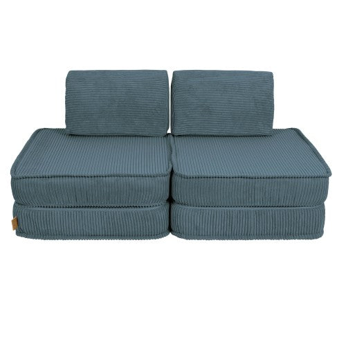 Small Modular Sofa for Kids - Aesthetic Turquoise