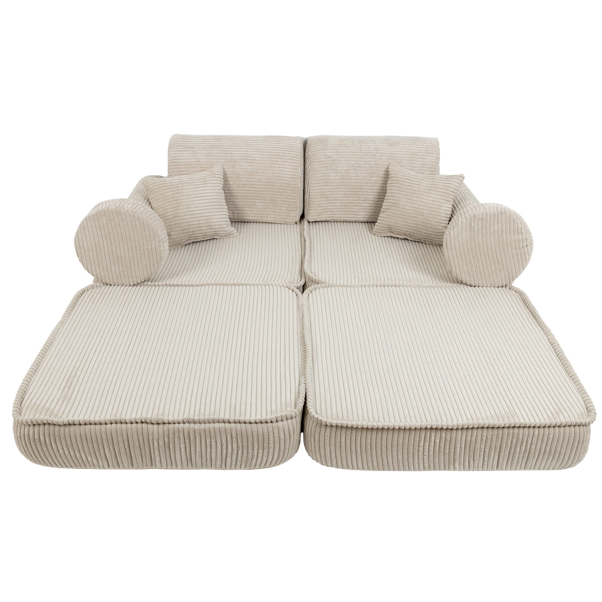 Medium Modular Sofa for Kids - Aesthetic Ecru