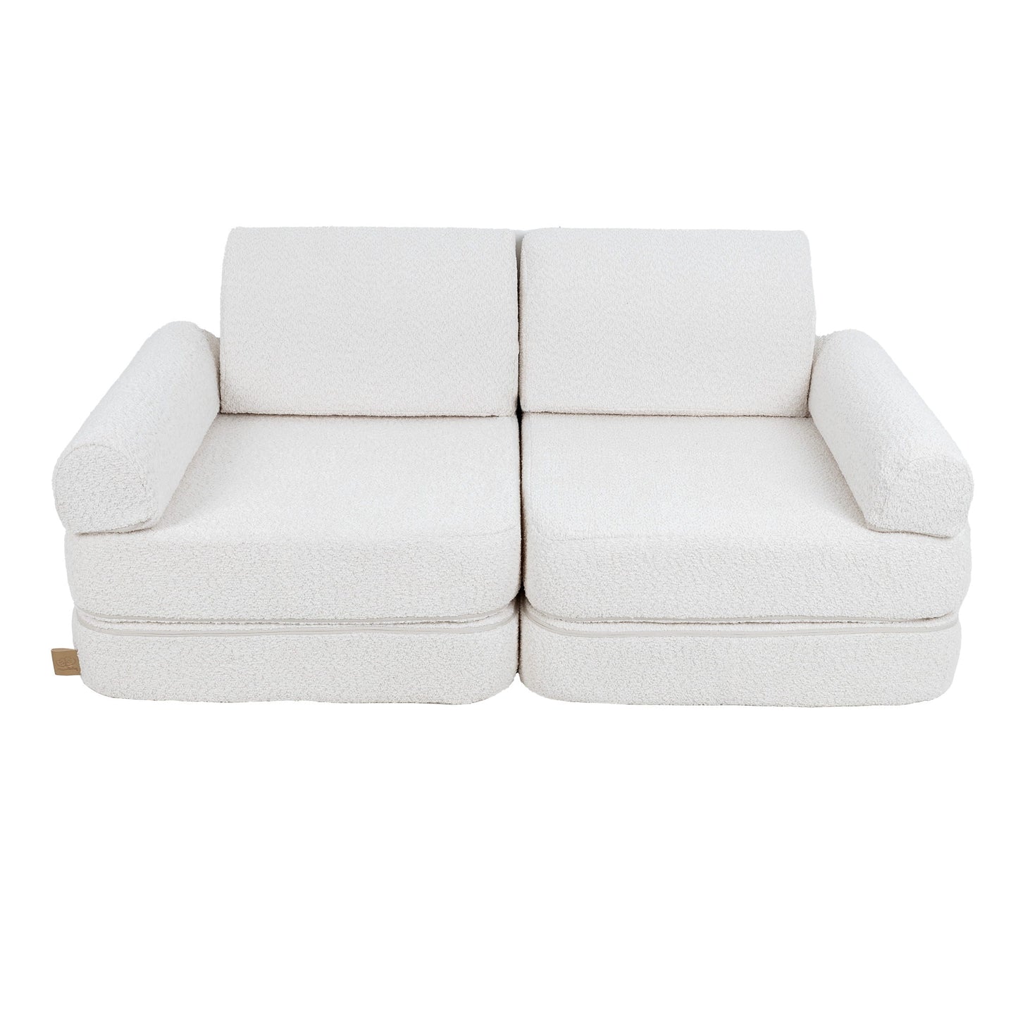 Medium Modular Sofa for Kids - Boucle White