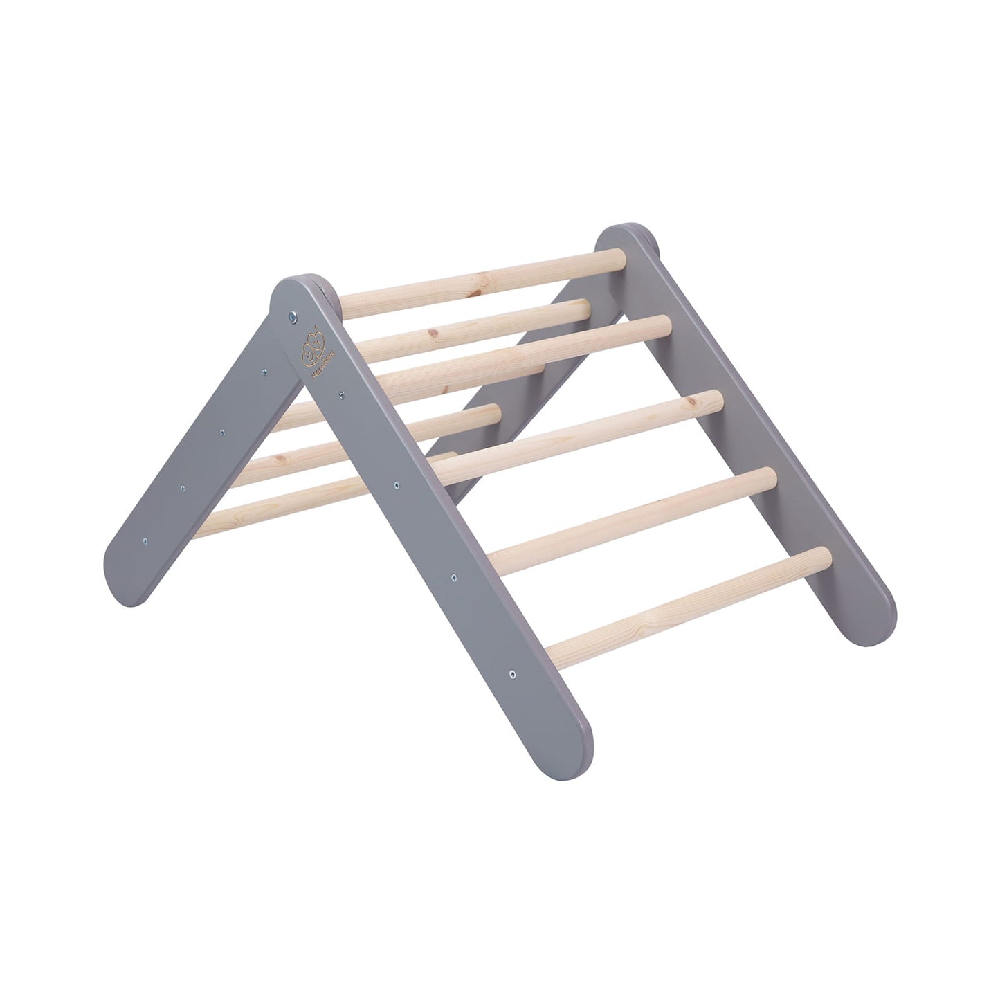 Wooden Pikler Climbing Ladder - Gray