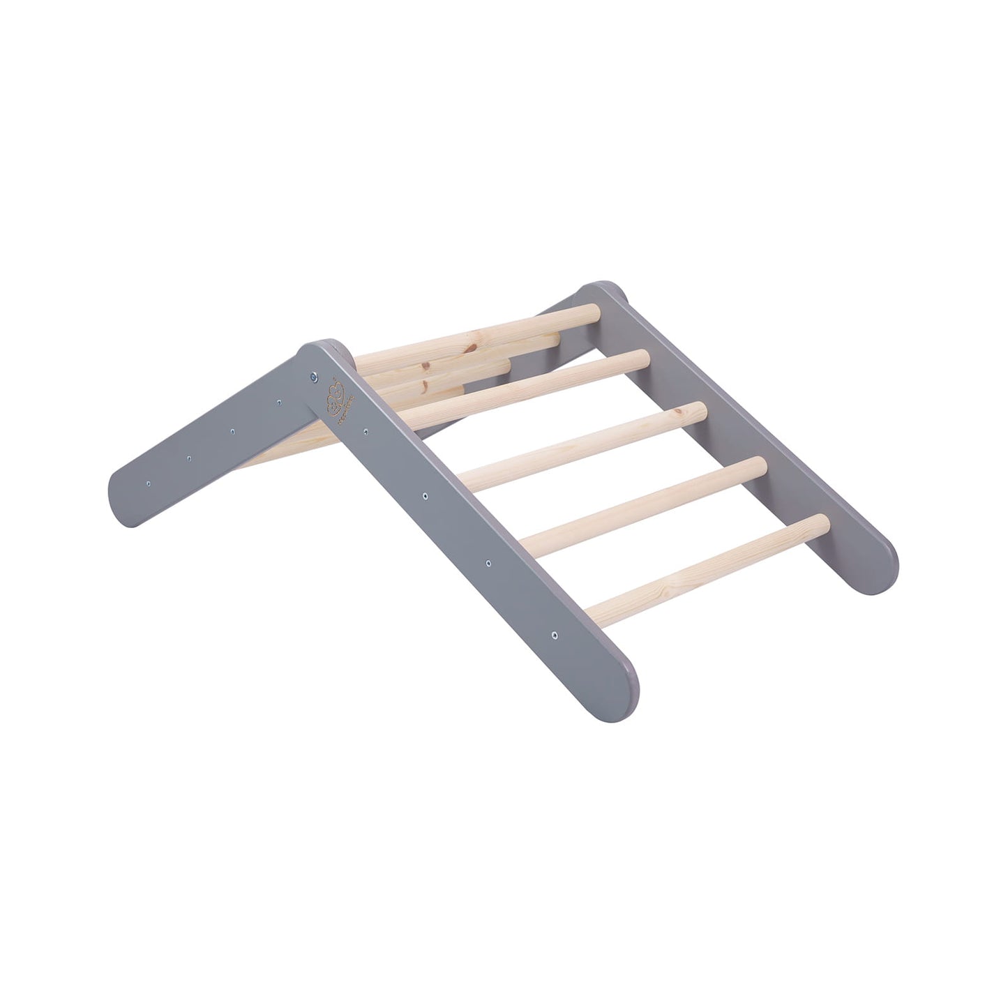 Wooden Pikler Climbing Ladder - Gray