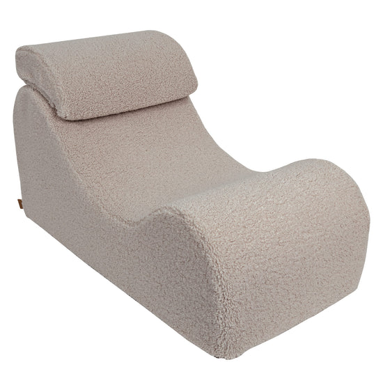 Wave Lounger - Light Grey Bearly