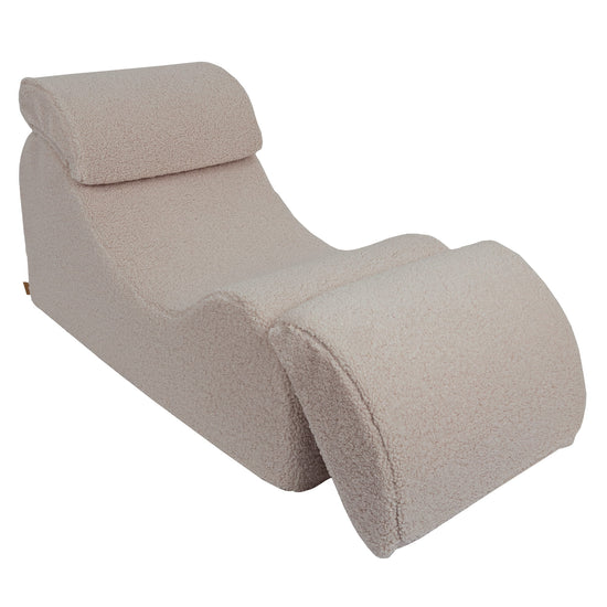 Wave Lounger - Light Grey Bearly