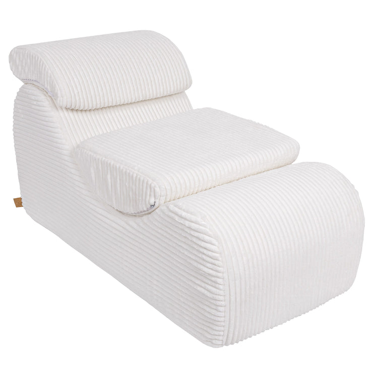 Wave Lounger - White Furrycord