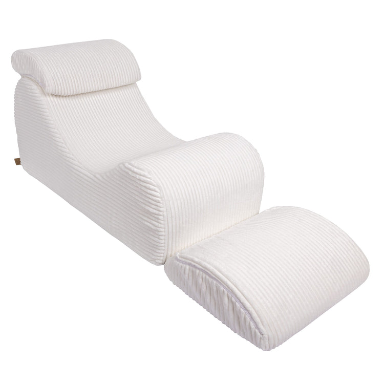 Wave Lounger - White Furrycord