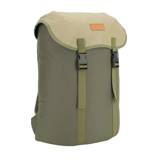 Cafe Backpack - Khaki & Beige