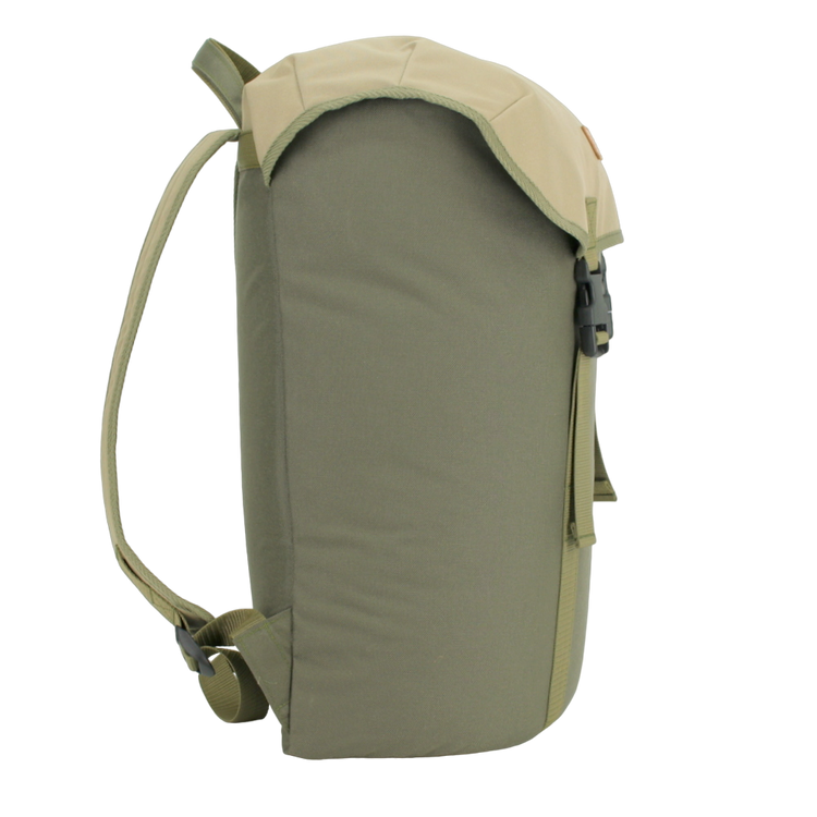 Cafe Backpack - Khaki & Beige