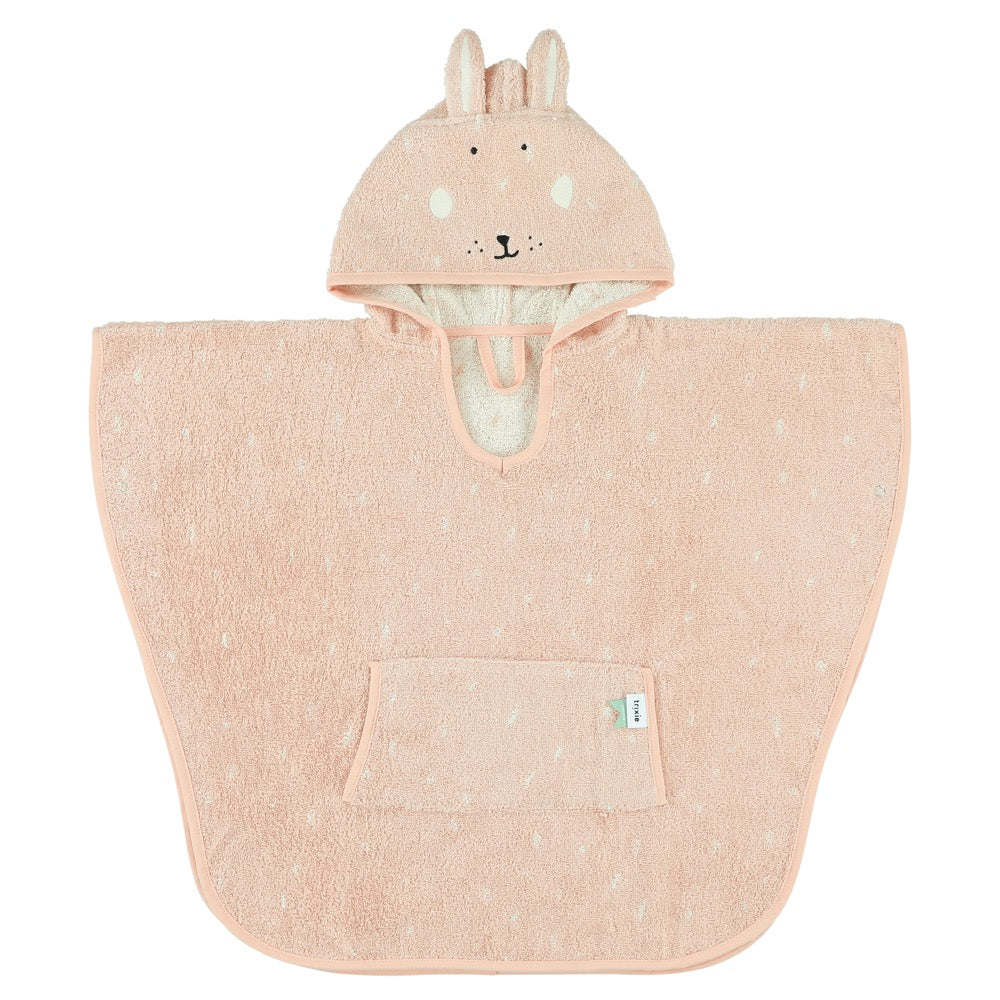 Hooded Bathing Poncho for Kids - Mrs. Rabbit