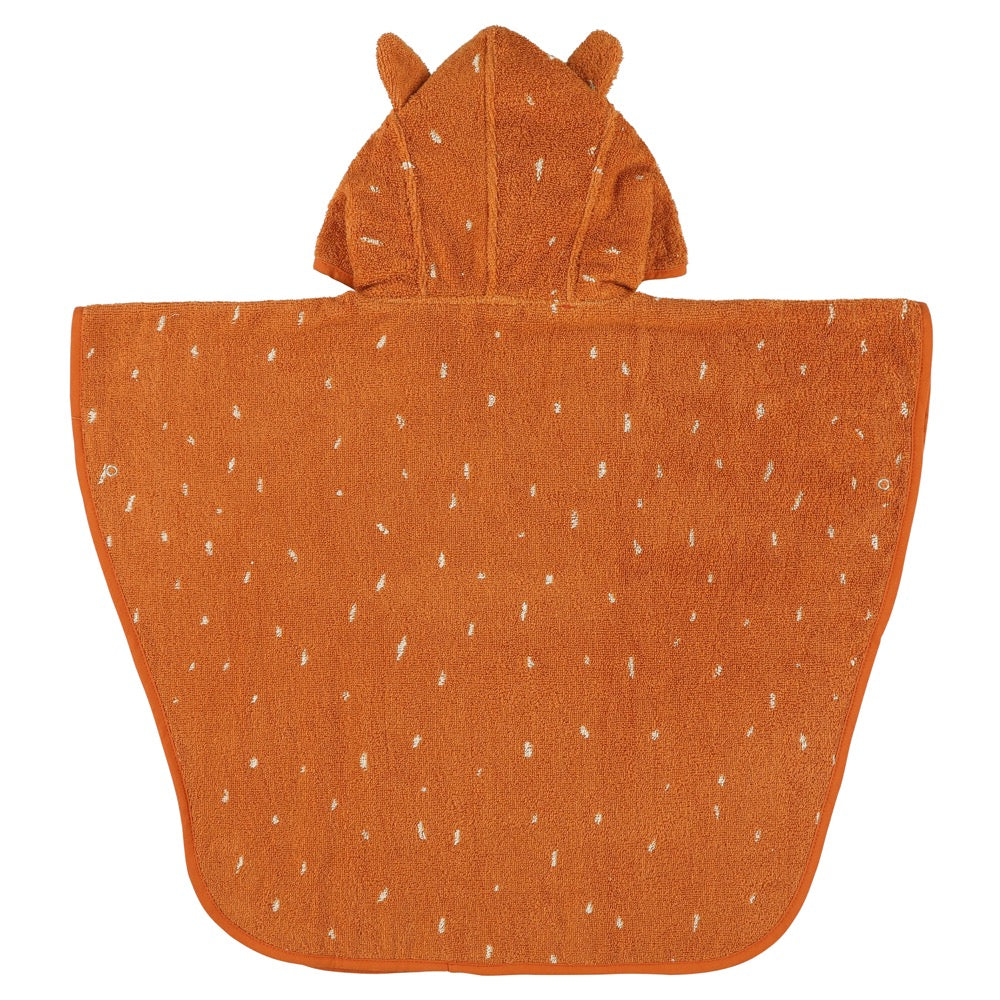 Hooded Bathing Poncho for Kids - Mr. Fox