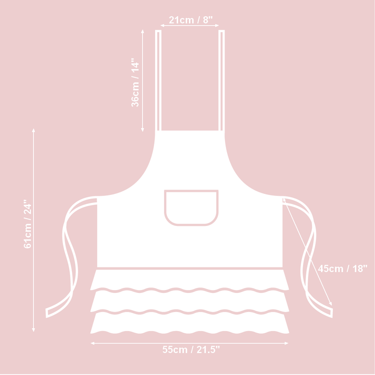 Kids Apron - Lemon Linen