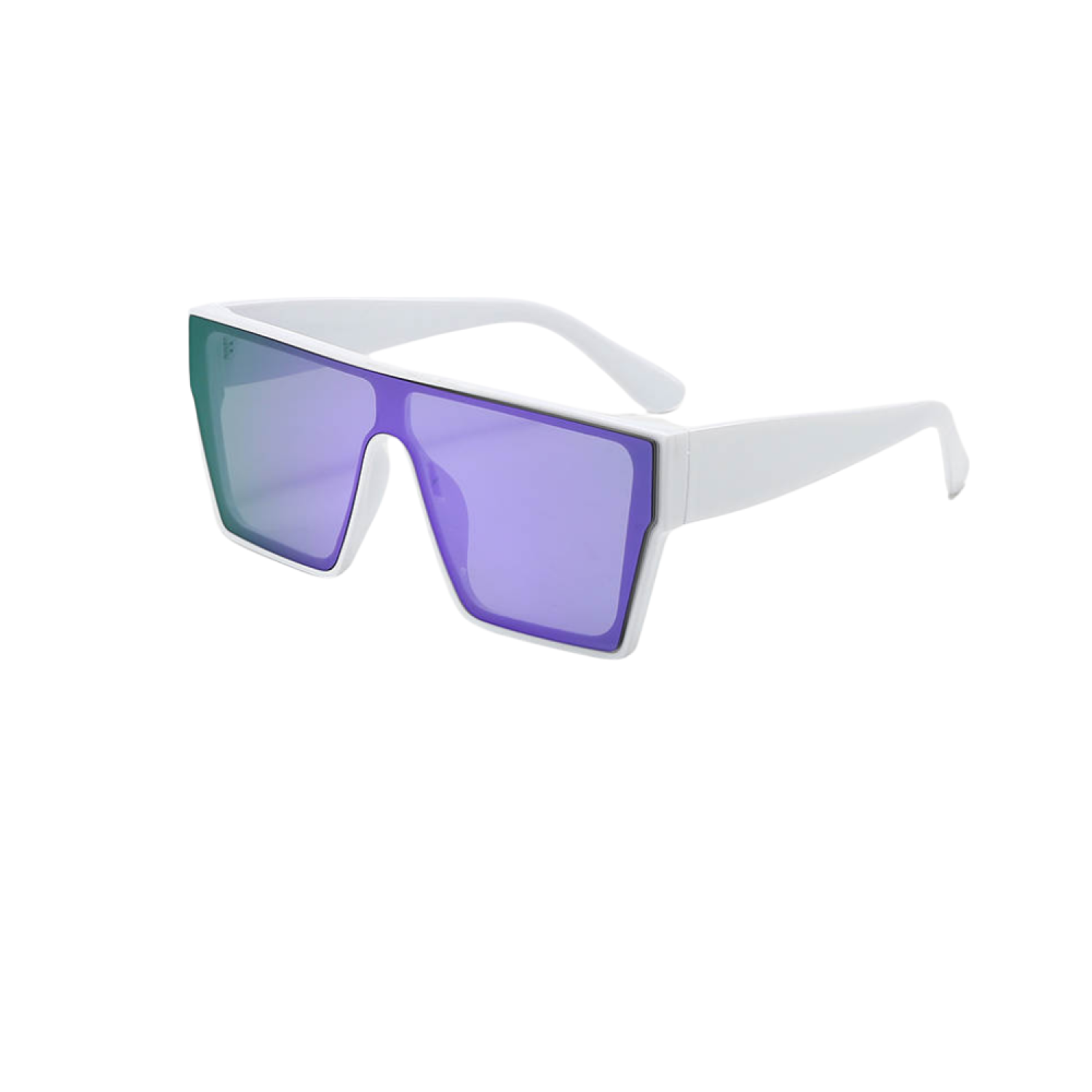 Barcelona Sunglasses - White & Purple