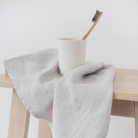 Linen Fine Waffle Towel