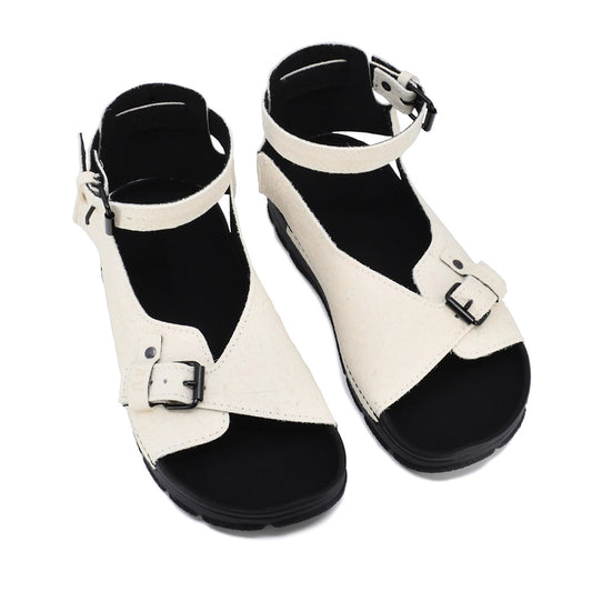 TOKU Athens Vegan Sandals - White