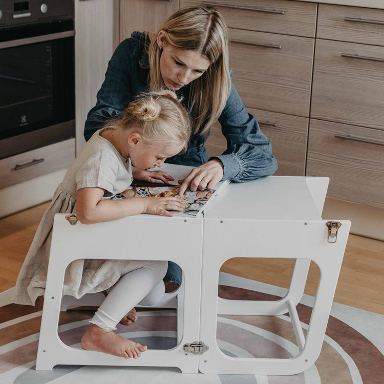 Transformable Kitchen Tower / Table & Chair