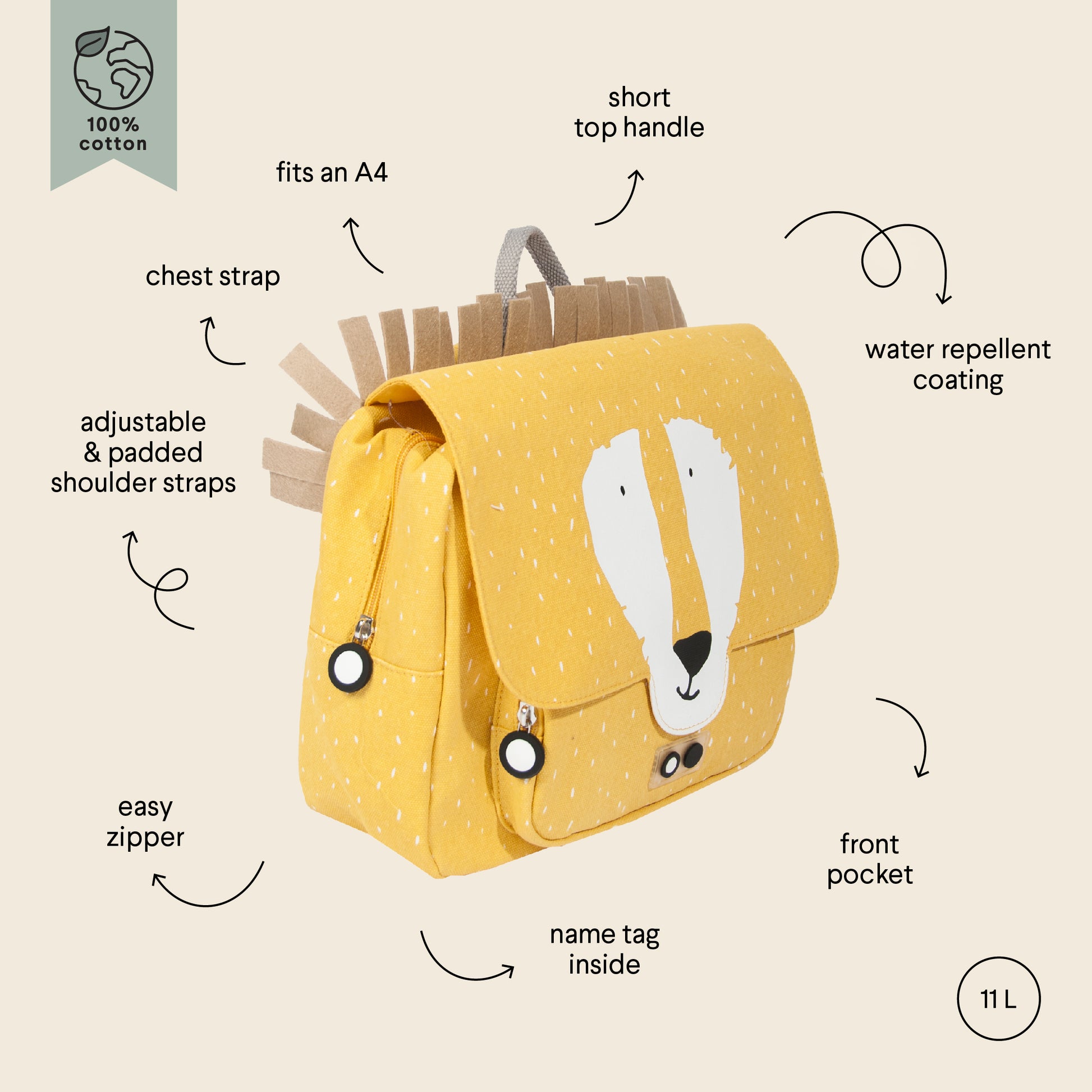 School Bag - Mr Lion