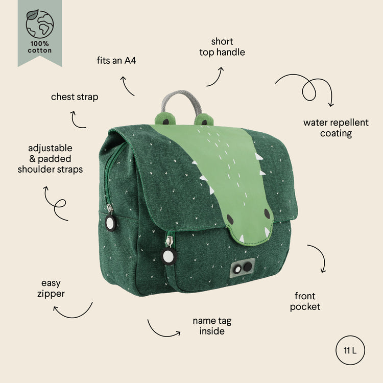 School Bag - Mr Crocodile